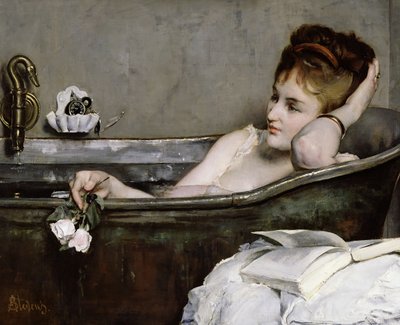 Het bad, ca. 1867 door Alfred Emile Stevens